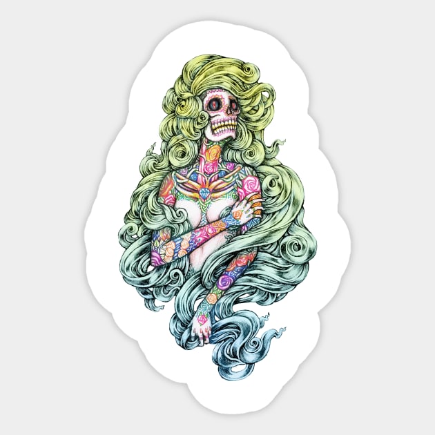 Dead Flower Sticker by Villainmazk